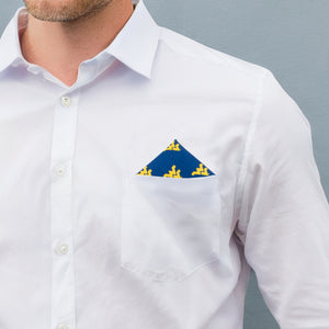 West Virginia Moutaineers Pocket Square