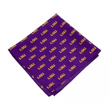 Load image into Gallery viewer, LSU Tigers Kerchief / Pocket Square