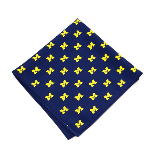 Michigan Wolverines Kerchief / Pocket Square