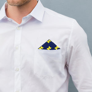 Michigan Wolverines Pocket Square