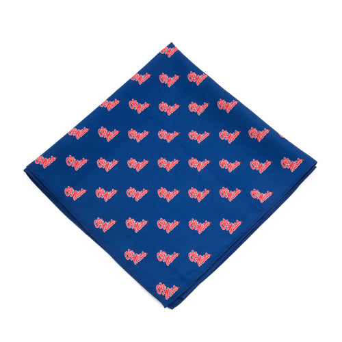 Ole Miss Rebels Kerchief / Pocket Square