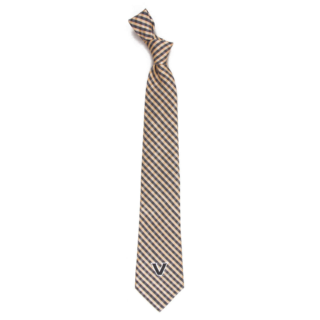 Vanderbilt Commodores Gingham Necktie