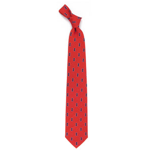 Illinois Fighting Illini Echo Necktie