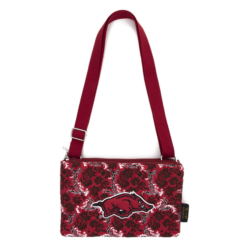 Arkansas Razorbacks Purse Cross Body Bloom