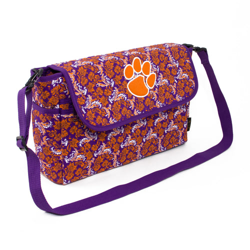 Clemson Tigers Messenger Bag Bloom