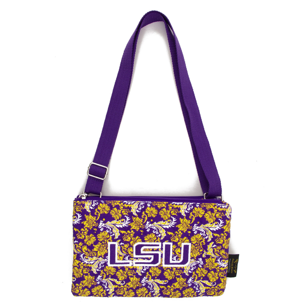 LSU Tigers Purse Cross Body Bloom