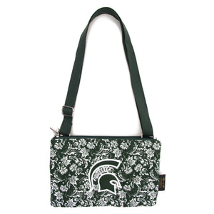 Michigan State Spartans Purse Cross Body Bloom