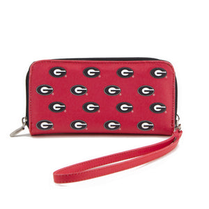 Georgia Bulldogs Wristlet Wallet