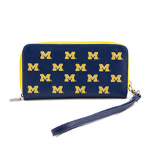 Load image into Gallery viewer, Michigan Wolverines Wristlet Wallet