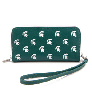 Michigan State Spartans Wristlet Wallet