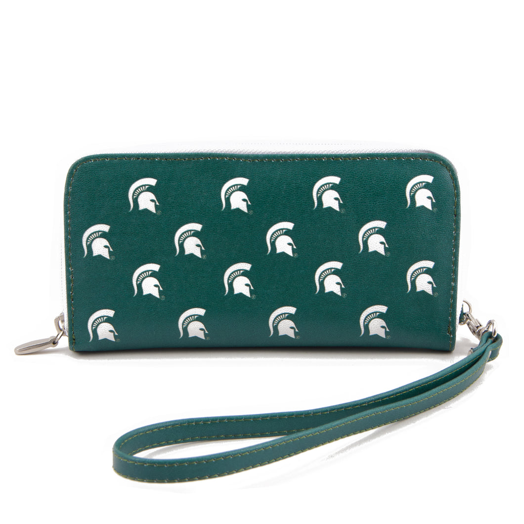 Michigan State Wristlet