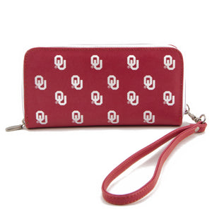Oklahoma Sooners Wristlet Wallet
