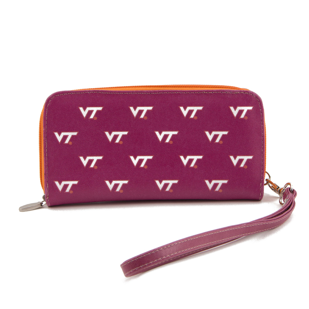 Virginia Tech Hokies Wristlet Wallet