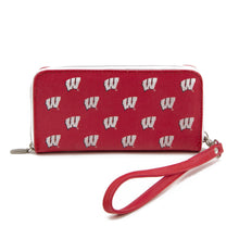 Load image into Gallery viewer, Wisconsin Badgers Wristlet Wallet