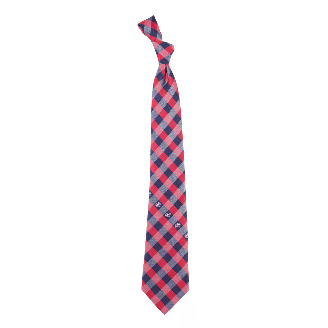 Blue Jackets Tie Check