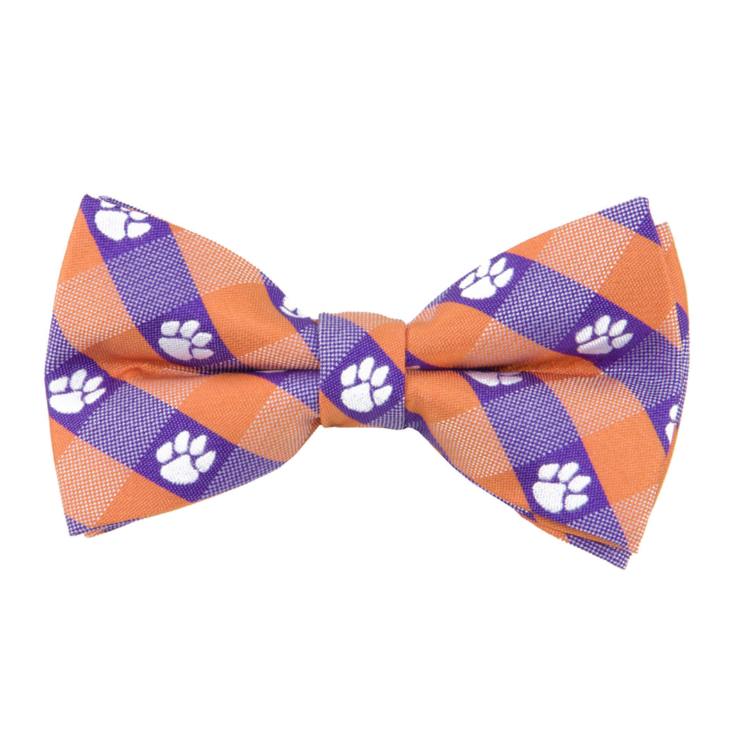 Clemson Tigers Bow Tie Check