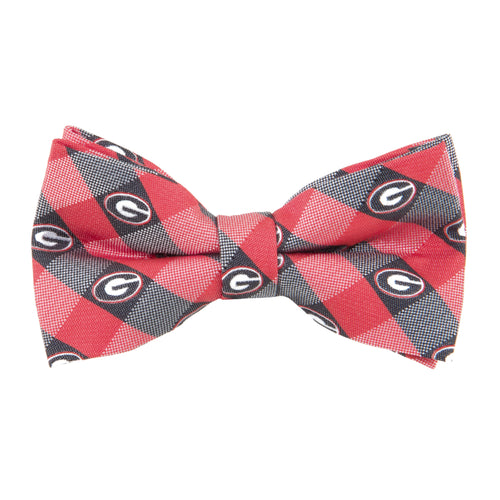 Georgia Bulldogs Bow Tie Check