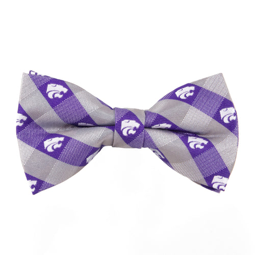 Kansas State Wildcats Bow Tie Check