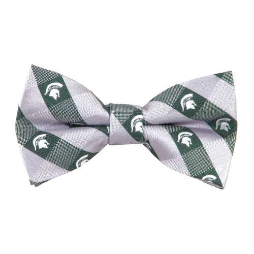 Michigan State Spartans Bow Tie Check