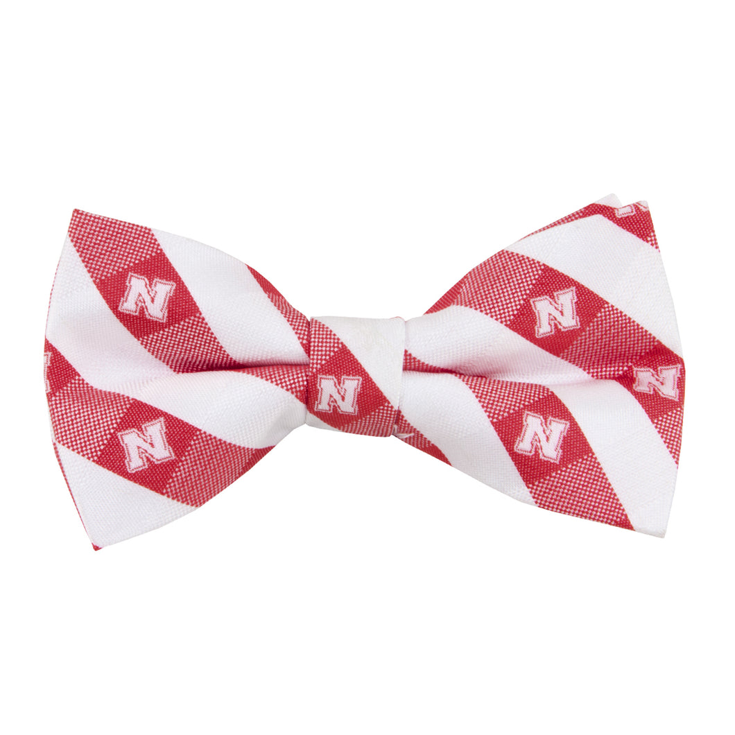 Nebraska Cornhuskers Bow Tie Check