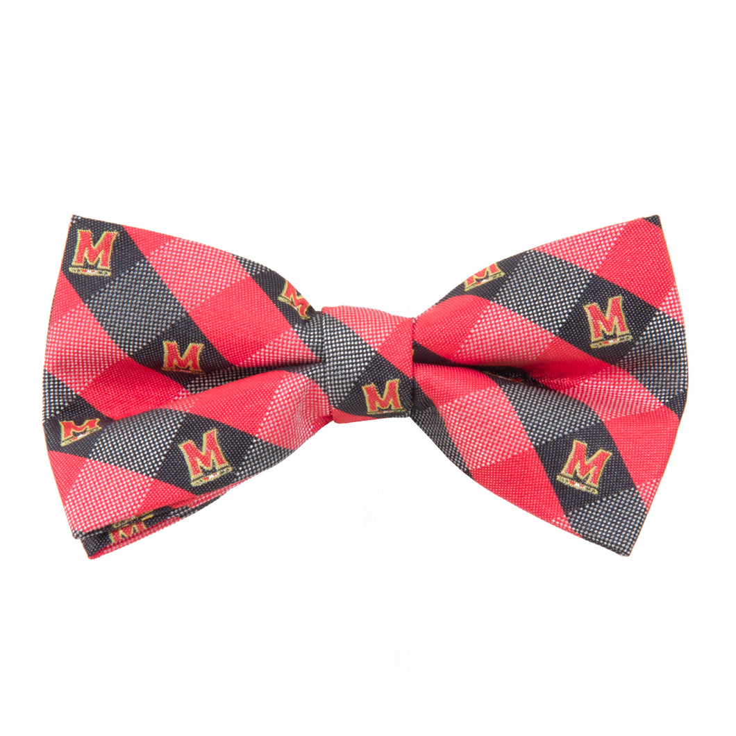 Maryland Terrapins Bow Tie Check