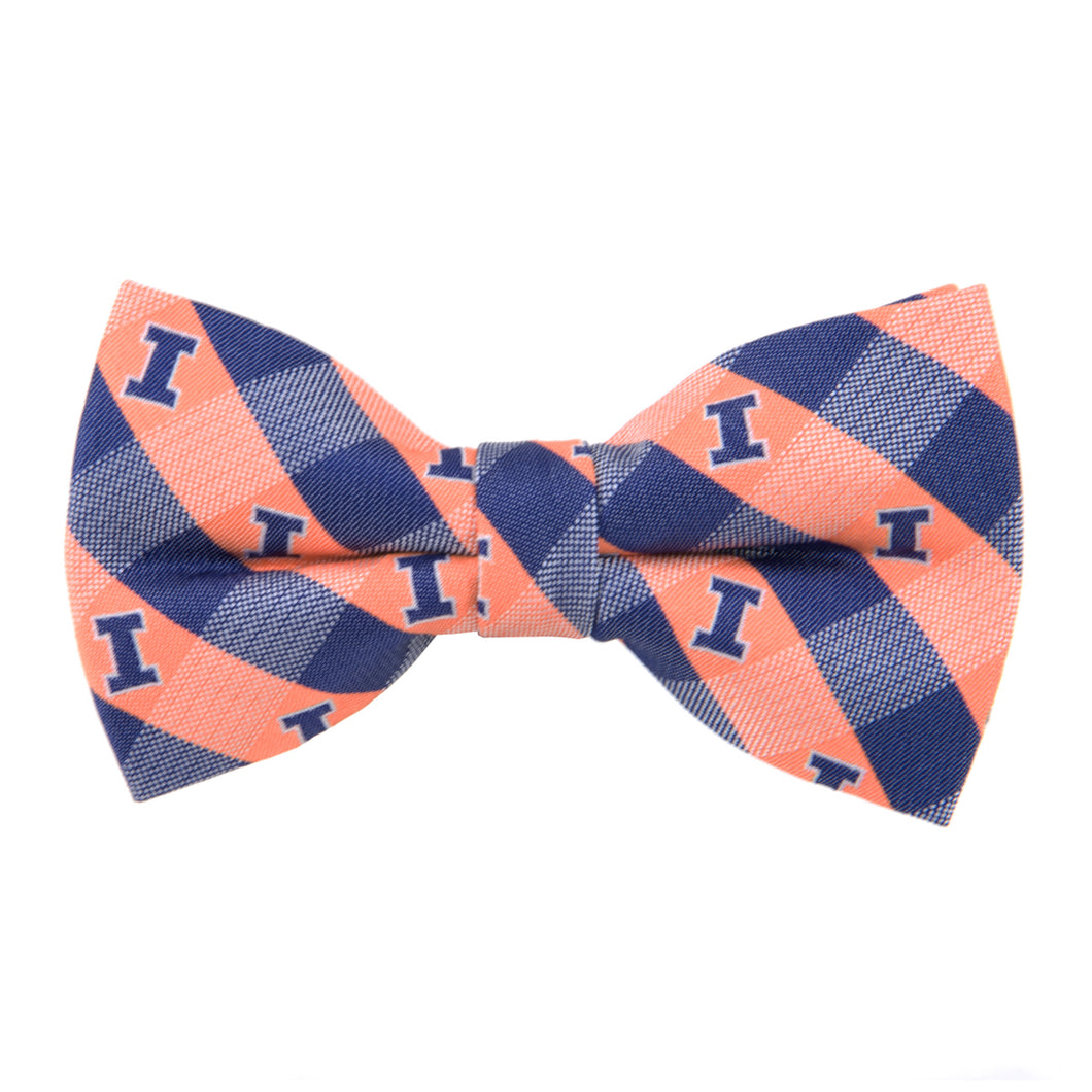 Illinois Fighting Illini Bow Tie Check