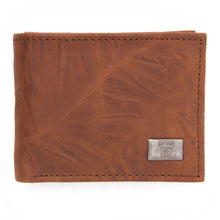 Load image into Gallery viewer, Texas Tech Red Raiders Brown Bi Fold Leather Wallet
