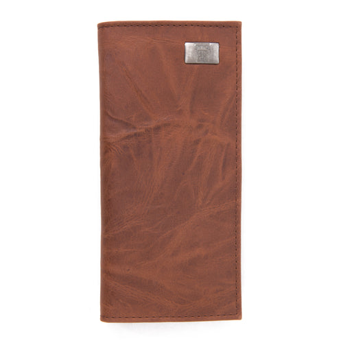 Texas Tech Red Raiders Brown Secretary Leather Wallet