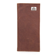 Load image into Gallery viewer, Ohio State Buckeyes Brown Secretary Leather Wallet