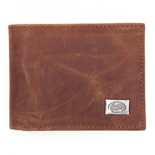 Load image into Gallery viewer, Penn State Nittany Lions Brown Bi Fold Leather Wallet