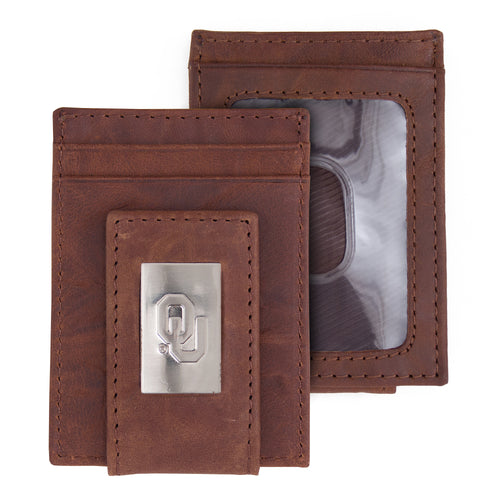 Oklahoma Sooners Front Pocket Wallet