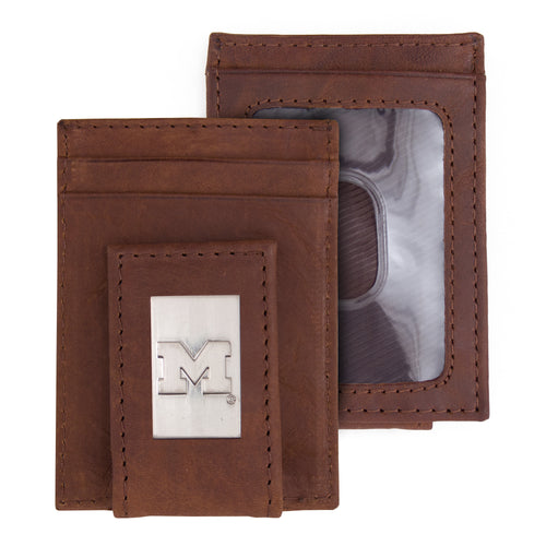 Michigan Wolverines Front Pocket Wallet