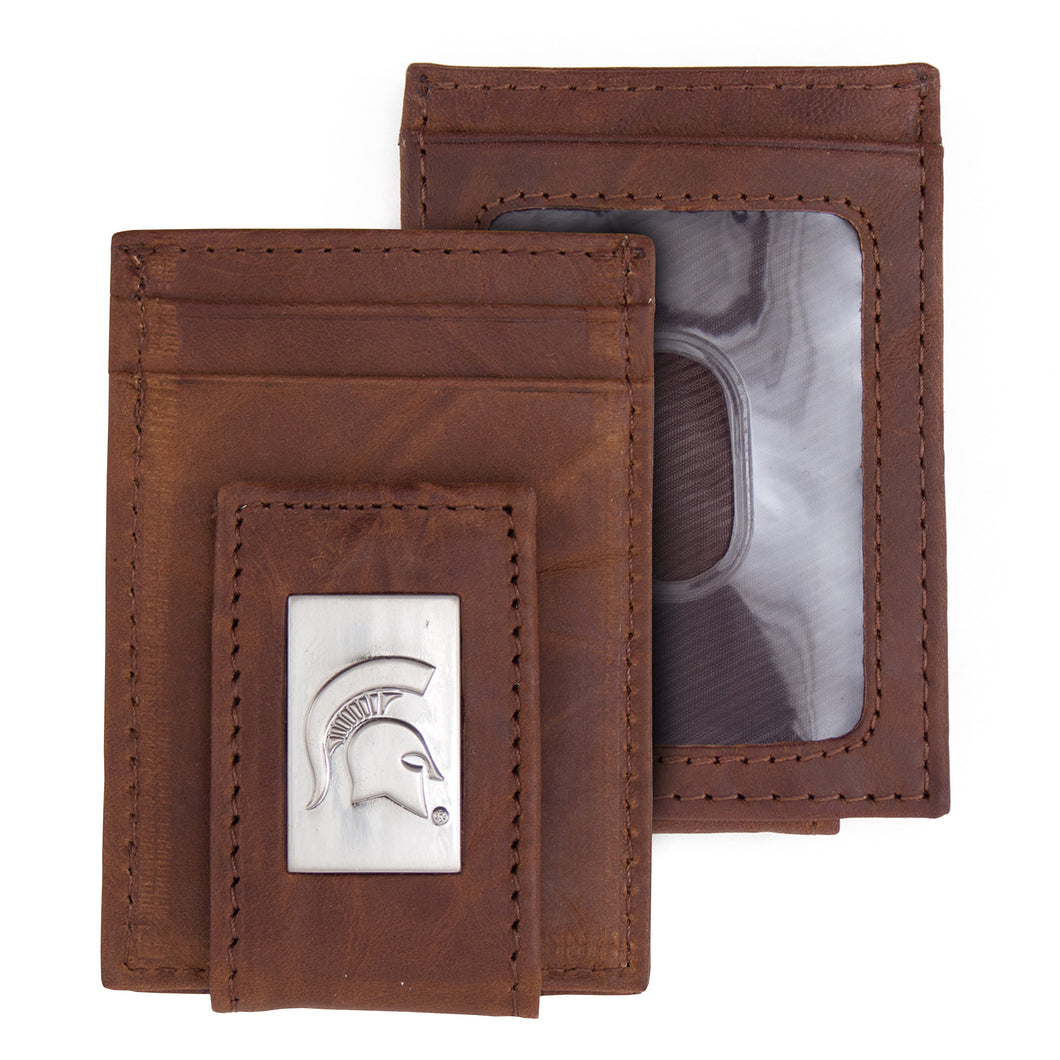 Michigan State Spartans Front Pocket Wallet