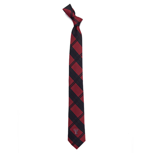 Louisville Cardinals Skinny Plaid Tie