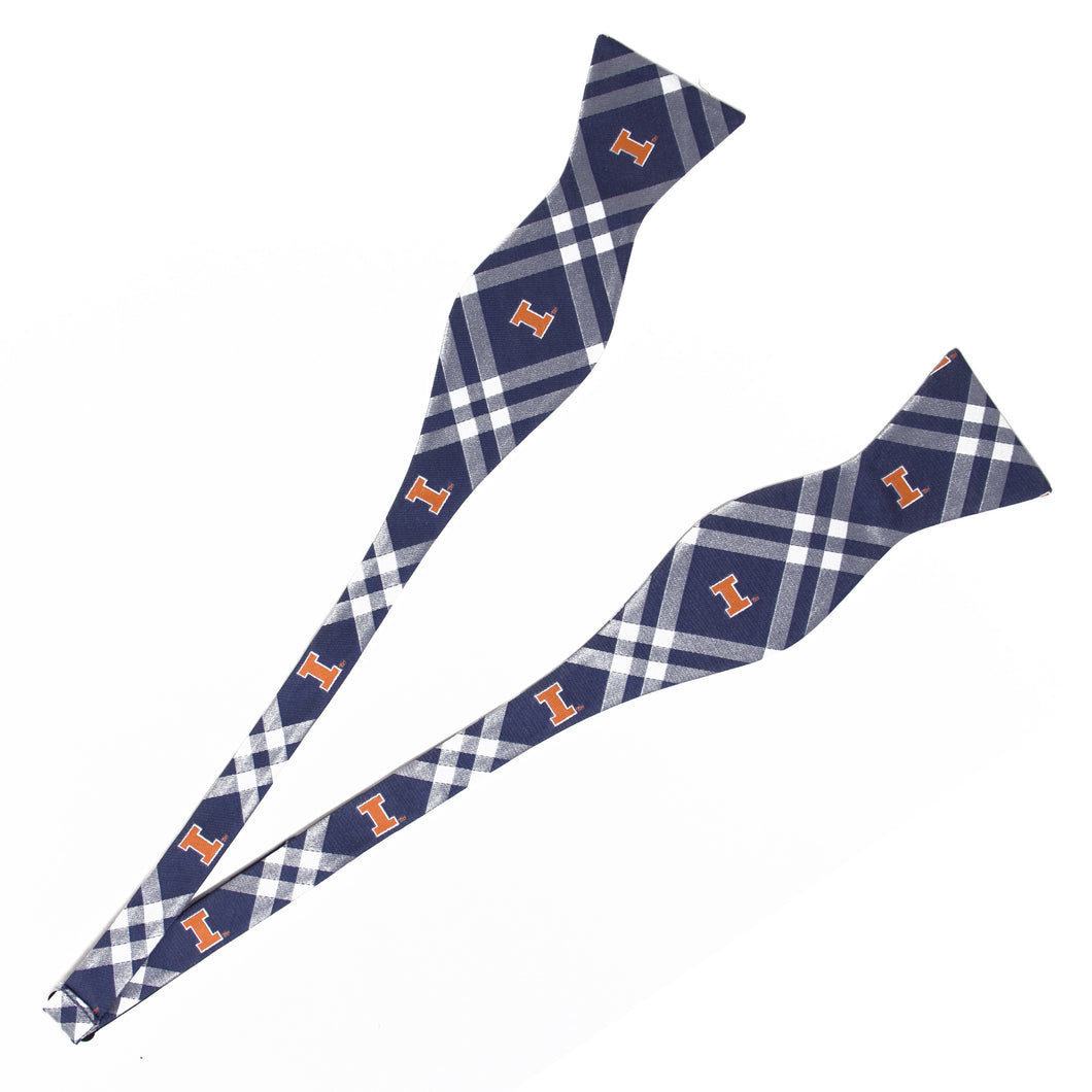 Illinois Fighting Illini Self Tie Bow Tie Rhodes