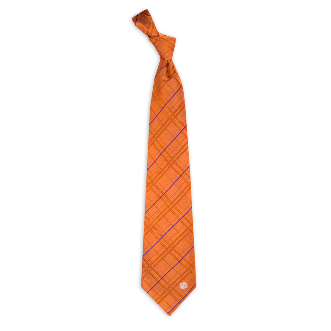 Clemson Tigers Tie Oxford Woven