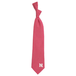 Nebraska Cornhuskers Tie Diamante