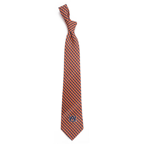 Auburn Tigers Tie Gingham