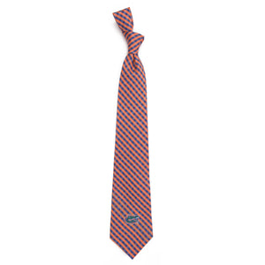 Florida Gators Tie Gingham