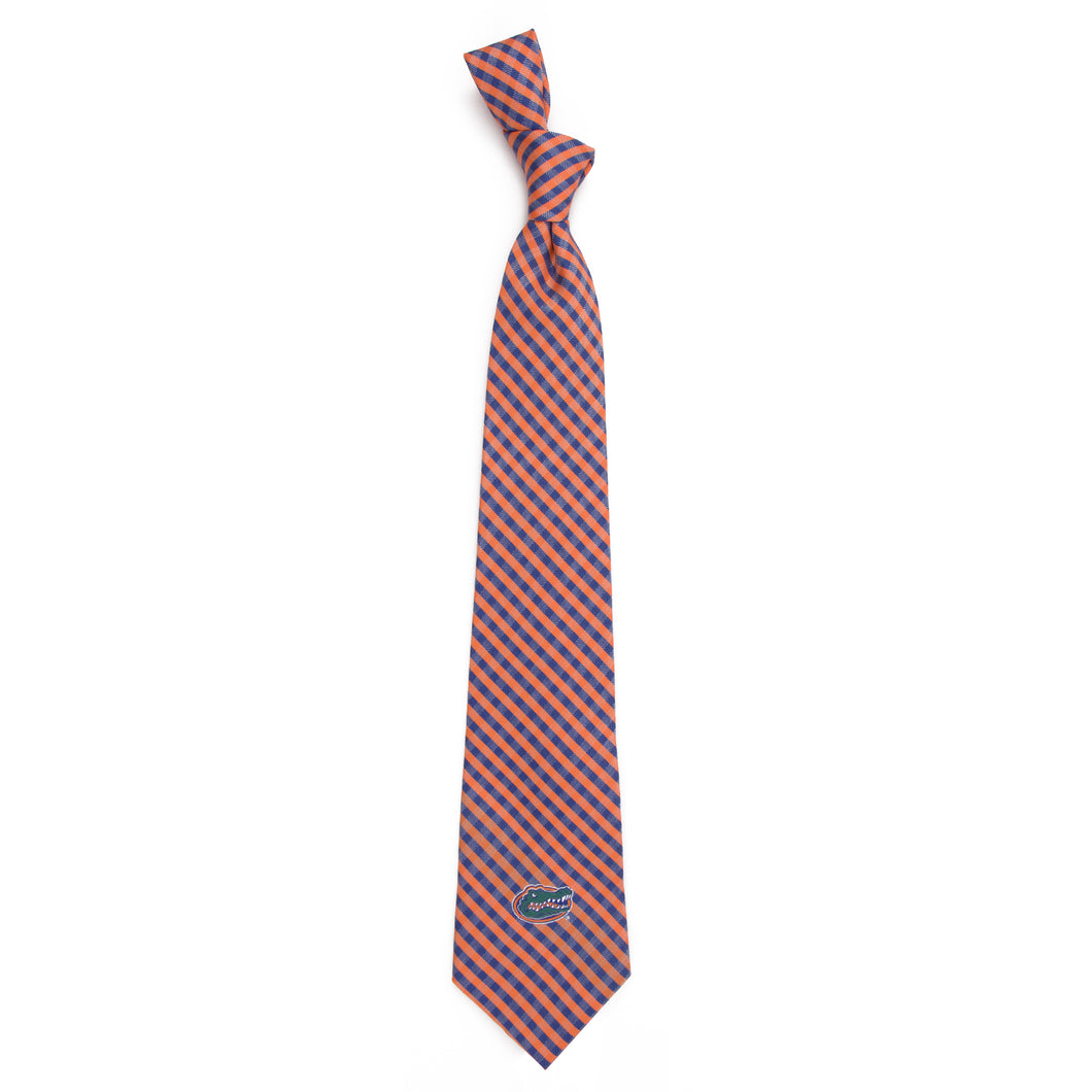 Florida Gators Tie Gingham