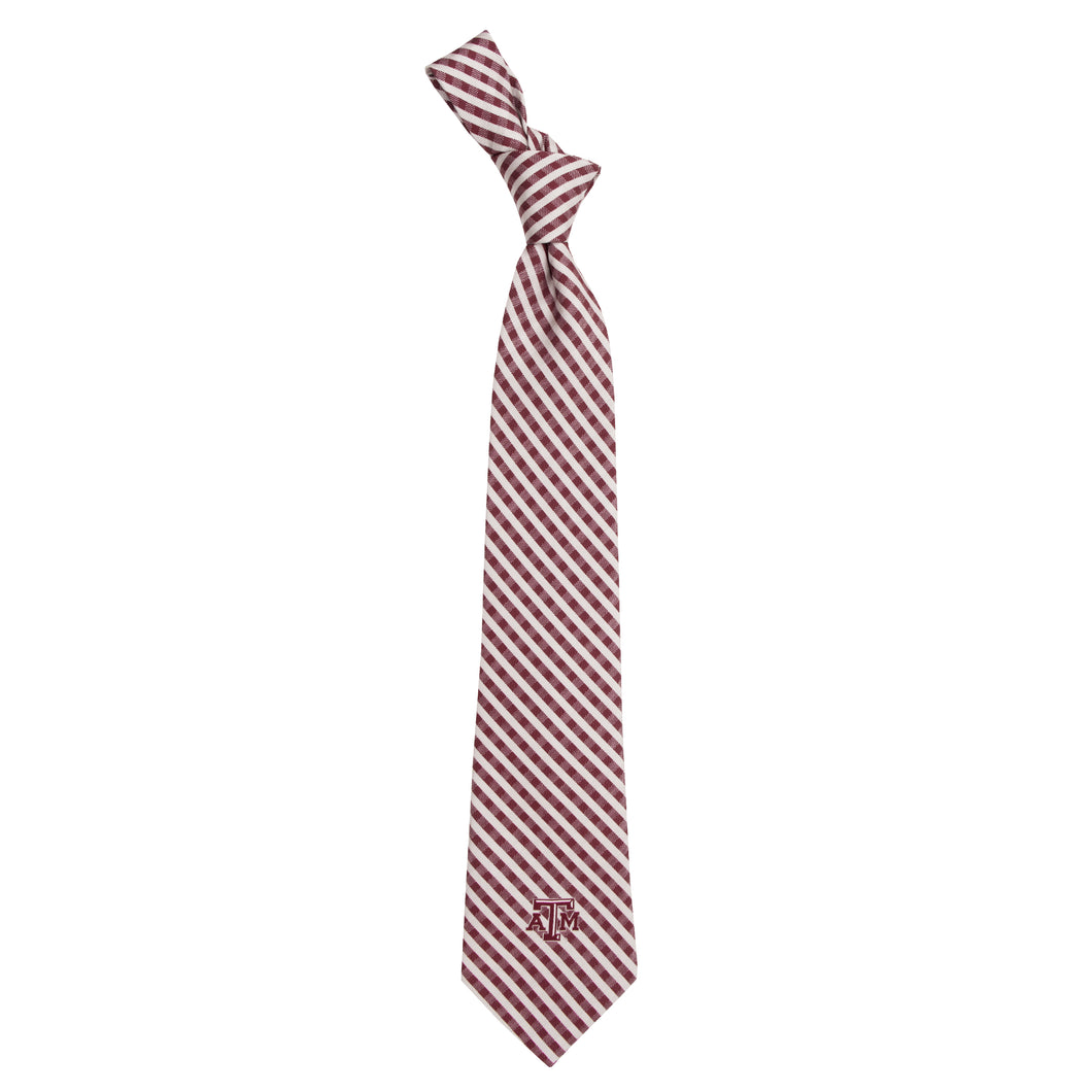 Texas A&M Aggies Tie Gingham
