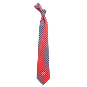 Boston Red Sox Tie Gingham