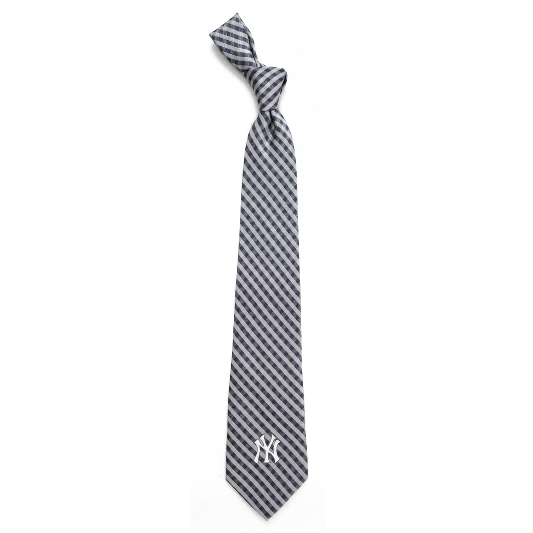 New York Yankees Tie Gingham