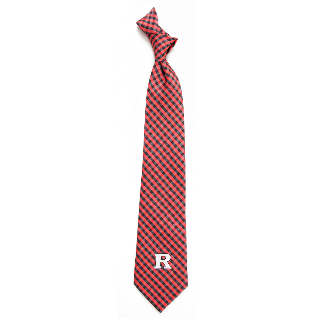 Rutgers Tie Gingham