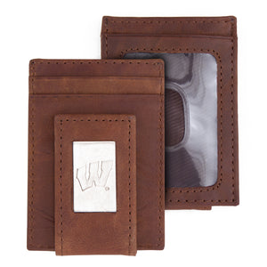 Wisconsin Badgers Front Pocket Wallet