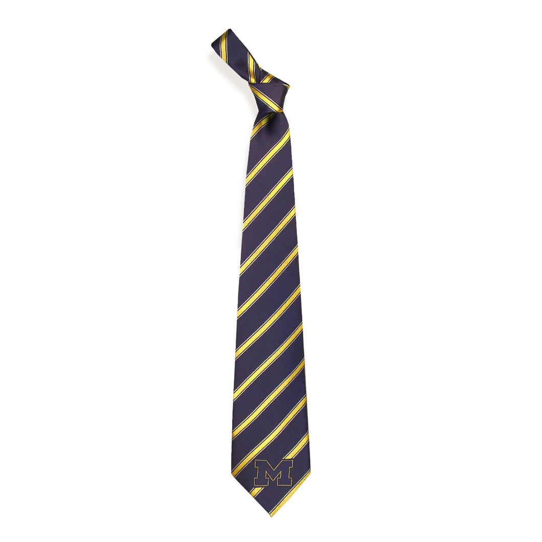Michigan Wolverines Tie Woven Poly 1