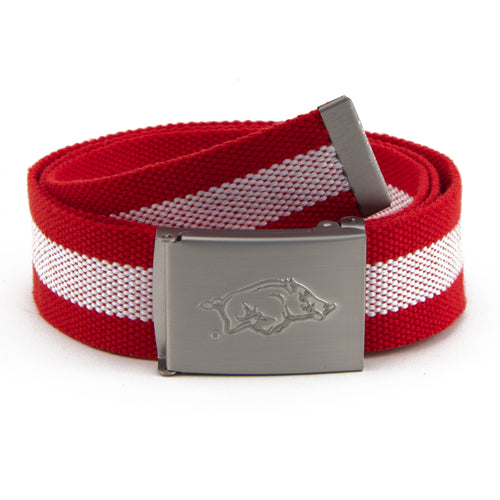 Arkansas Razorbacks Fabric Belt