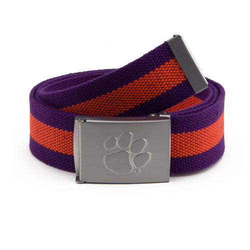 Clemson Tigers Fabric Belt