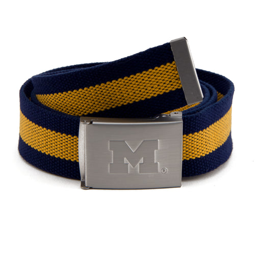 Michigan Wolverines Fabric Belt
