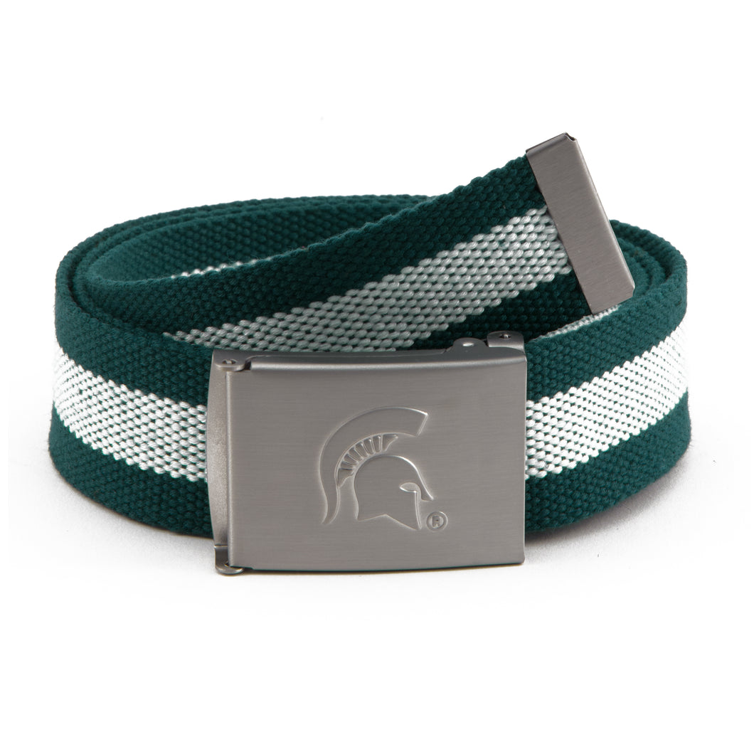 Michigan State Spartans Fabric Belt